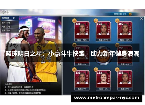 篮球明日之星：小豪斗牛快跑，助力新年健身浪潮